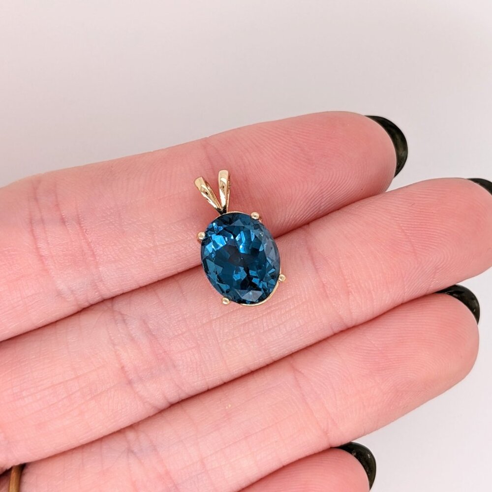 London Blue Topaz Loose Gemstone | 5x3mm - 12x10mm Oval Shape - Picture 8 of 12